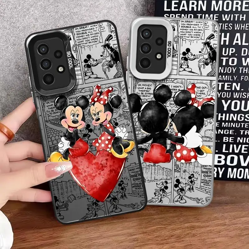 Disney Mickey Mouse Animaton phone cases for Samsung Galaxy A34 A23 A15 4G A35 A52 A54 5G A32 A13 A55 A33 funda Back Shell Cover