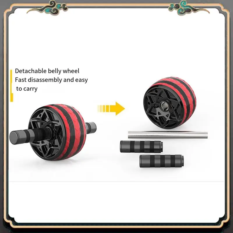 

Ab Wheel Roller Workout Roller Wheel With Knee Abdominal Exercise Equipment For Home Gym Training Core Muscles,D Durable