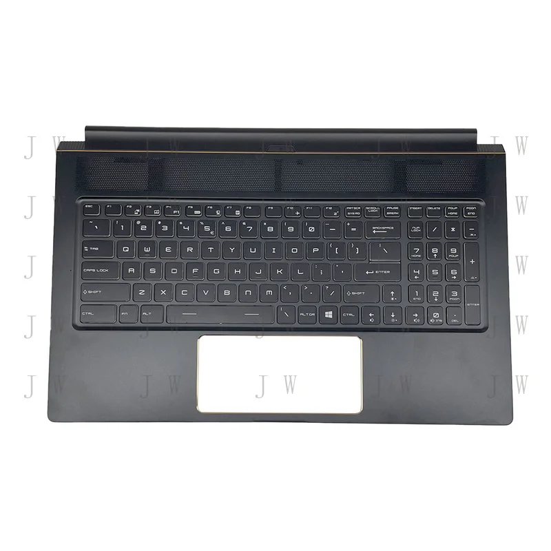 DDW  New Palmrest Colorful Backlit Keyboard For MSI GS75 WS75 MS-17G1 MS-17G2 17G3 US