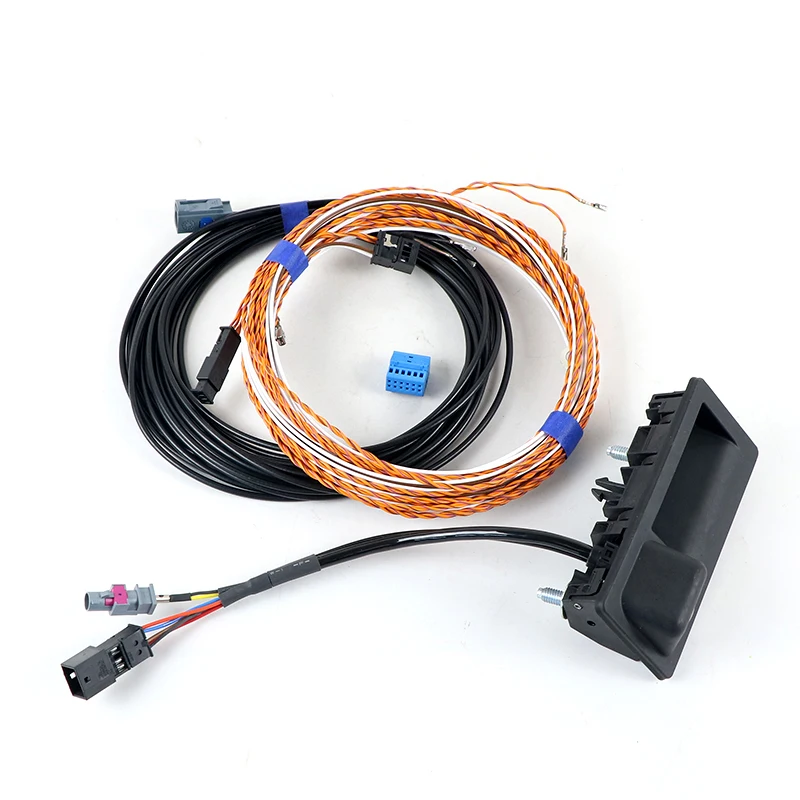 8V0827566B Rear View Camera For Audi A3 8V S3 MIB UNIT Trunk Handle Camera With High Guidance Line Wiring Harness 8V0 827 566 B