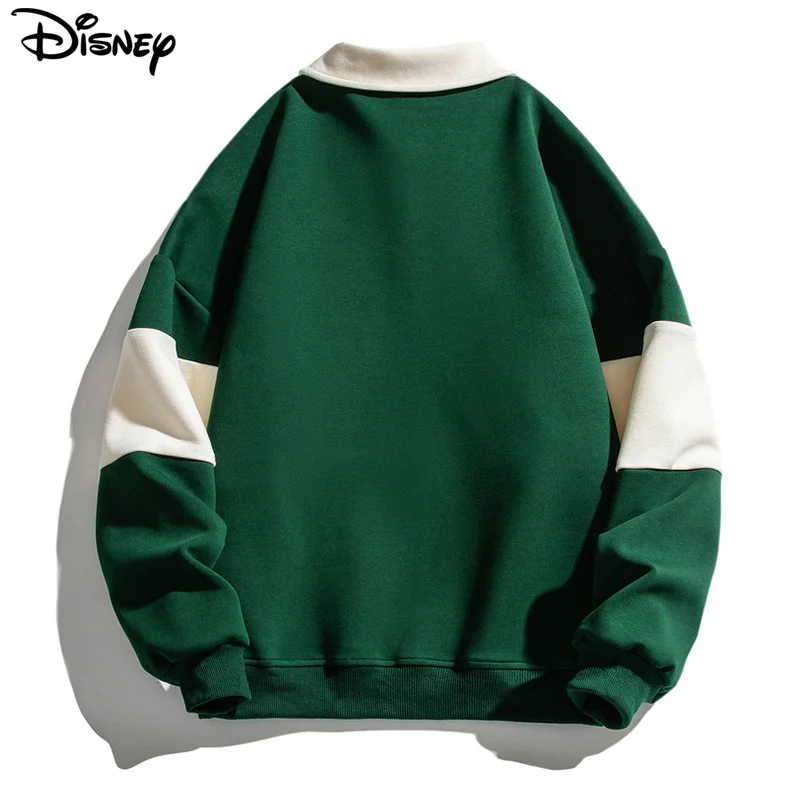 Disney 2024 New Arrival Fashion Autumn Cotton Loose Ins Couple Casual Cartoon Donald Duck Print Long Sleeve Sweatshirt