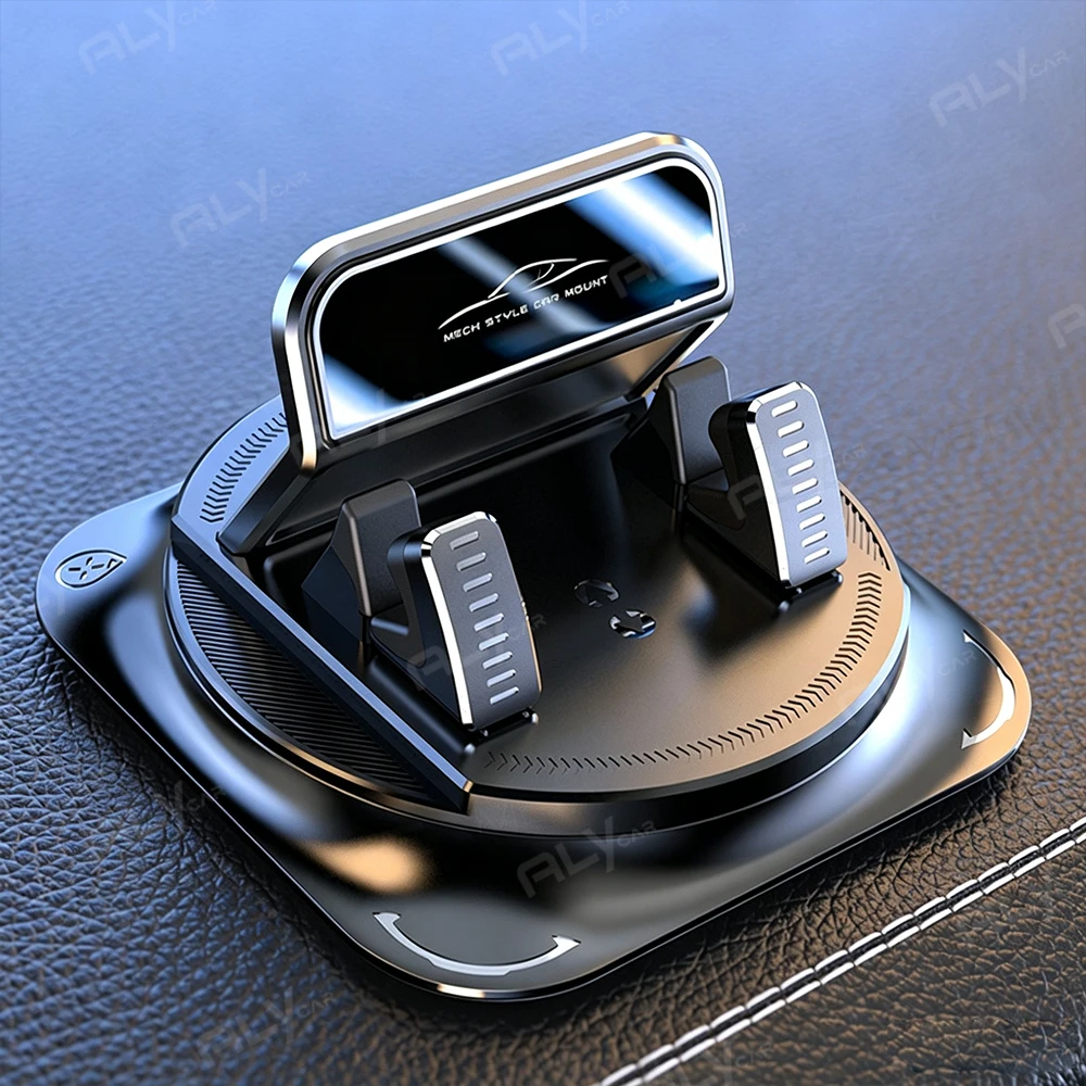 Universal Car Phone Mount Anti-Slip Silicone Dashboard Holder 360° Rotation Head-Up GPS Navigation Stand for iPhone Xiaomi Ultra