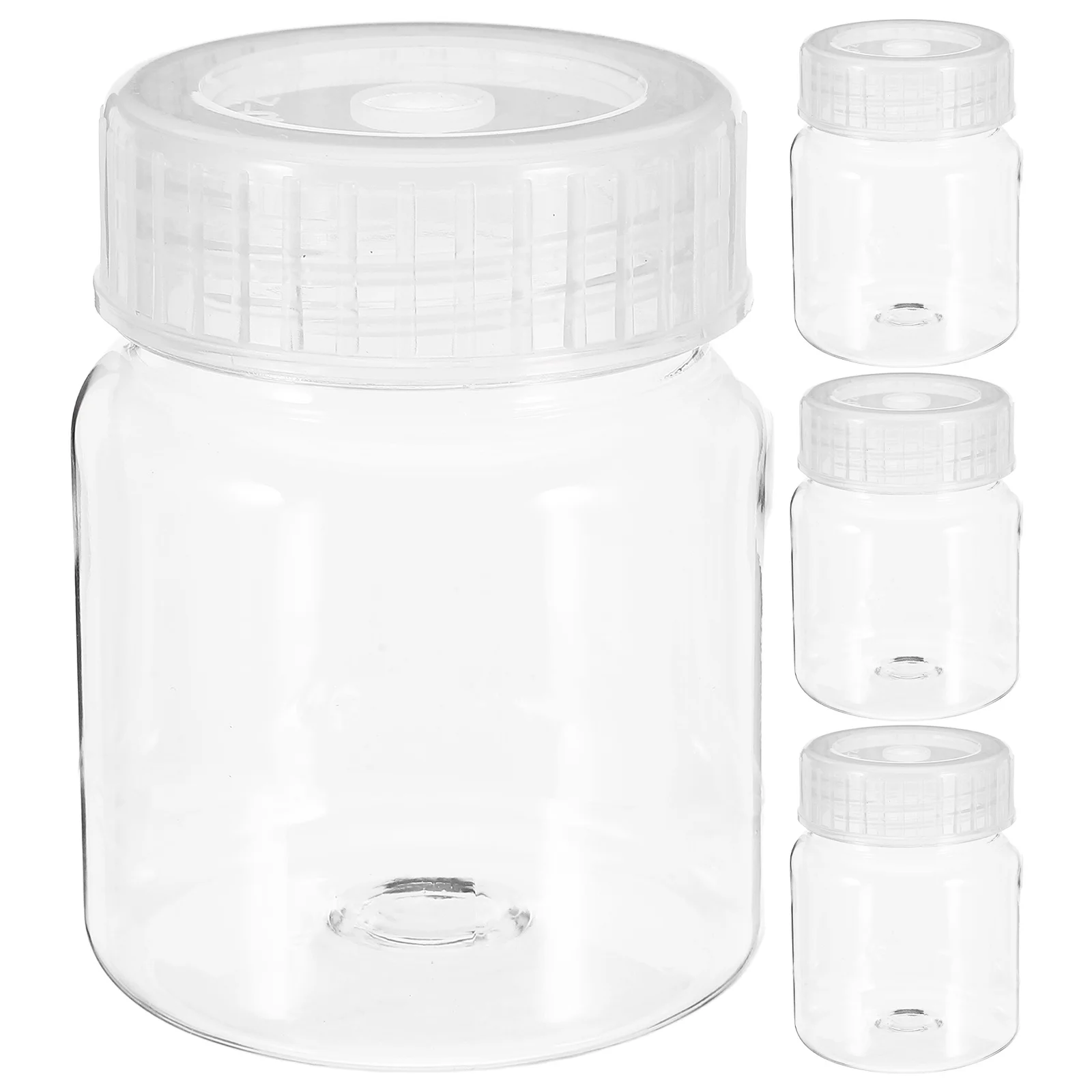 

4pcs 240Ml Wide Mouth Culture Bottles High Temperature Resistant Lab Sample Containers For Water Testing Tissue Experiments