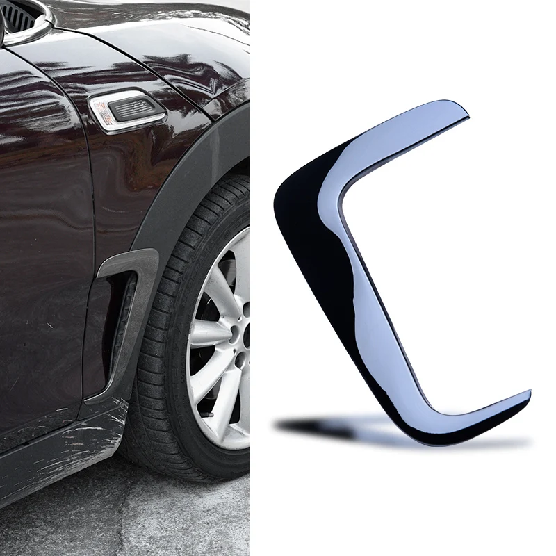 

Stainless Steel 3D Car Fender Trim Decoration Side Body Kit Spoiler Protective Sticker For Mini Cooper F54 Clubman Accessories