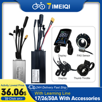 E-Bike 3 Mode Sine Wave Controller 17A26A30A Electric Bike Motor Brushless Controller For 250W-3000W Motor Ebike Controller Kit