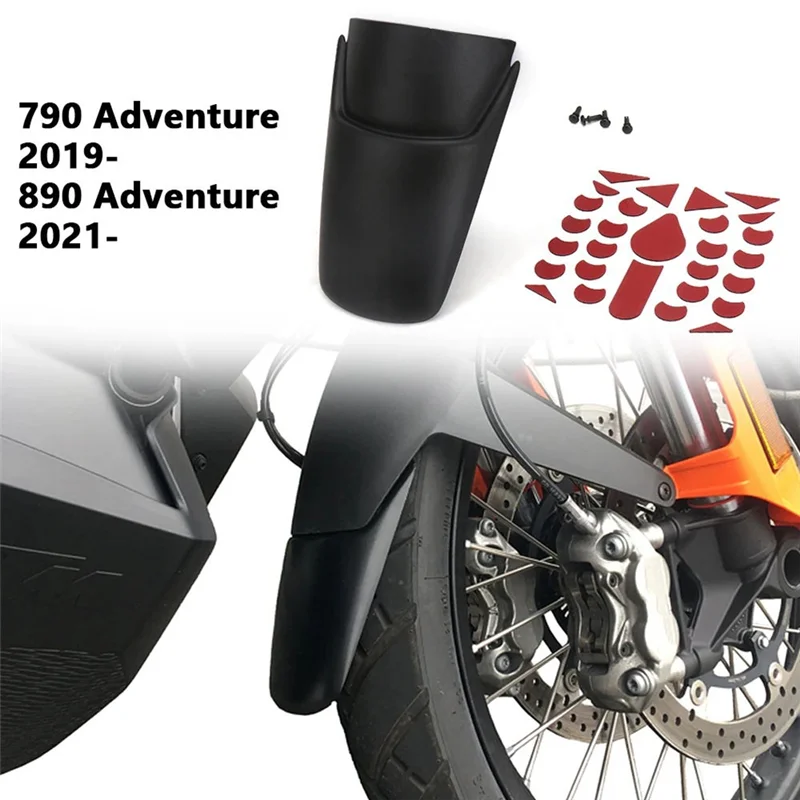 

Efficient Motorcycle Replacement Splash Guard Front Fender Mudguard Extender For 890 Adventure 2021-2024 790 ADVENTURE ADV 2019-