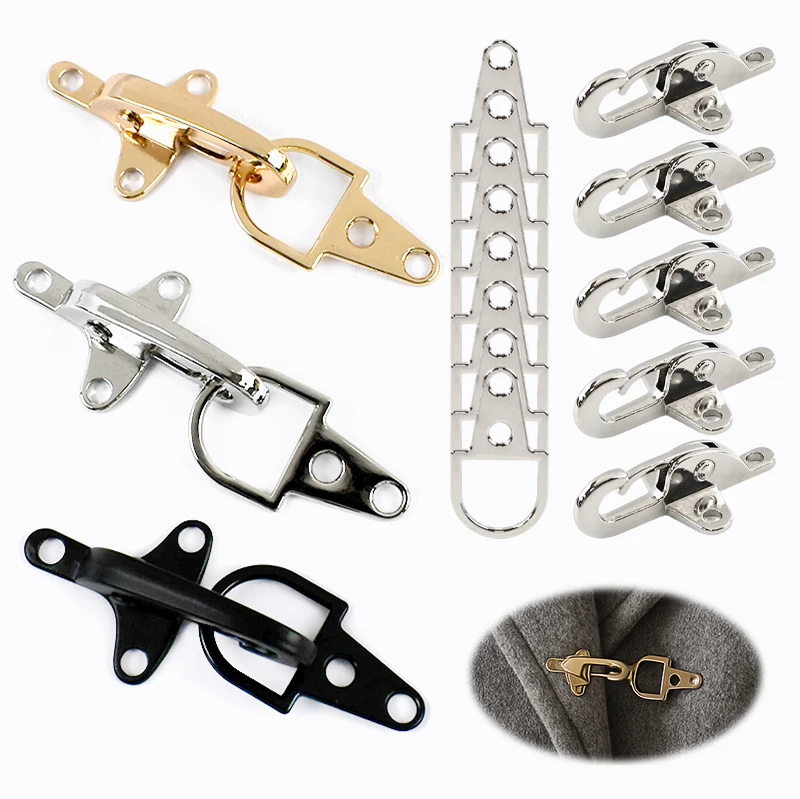 

10-100Pcs 4/5cm Metal Buckles for Bags Lobster Clasp Coat Belt Buckle Decorative Carabiner Button Jacket Fireman Clips Supplies