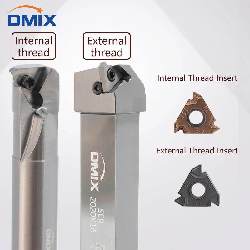 

DMIX SNR Internal Thread Tool, Bore Thread Tool, SER External Thread Tool, ER/IR Thread Turning Inserts, CNC Special Inserts