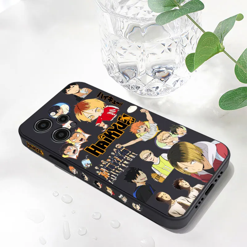 Volleyball Boy Haikyuu Phone Case For Xiaomi Redmi 12C 10 10C 10A 9 9T 9A A1 K20 K30 K40 Pro Plus 4G 5G Liquid Silicone Cover