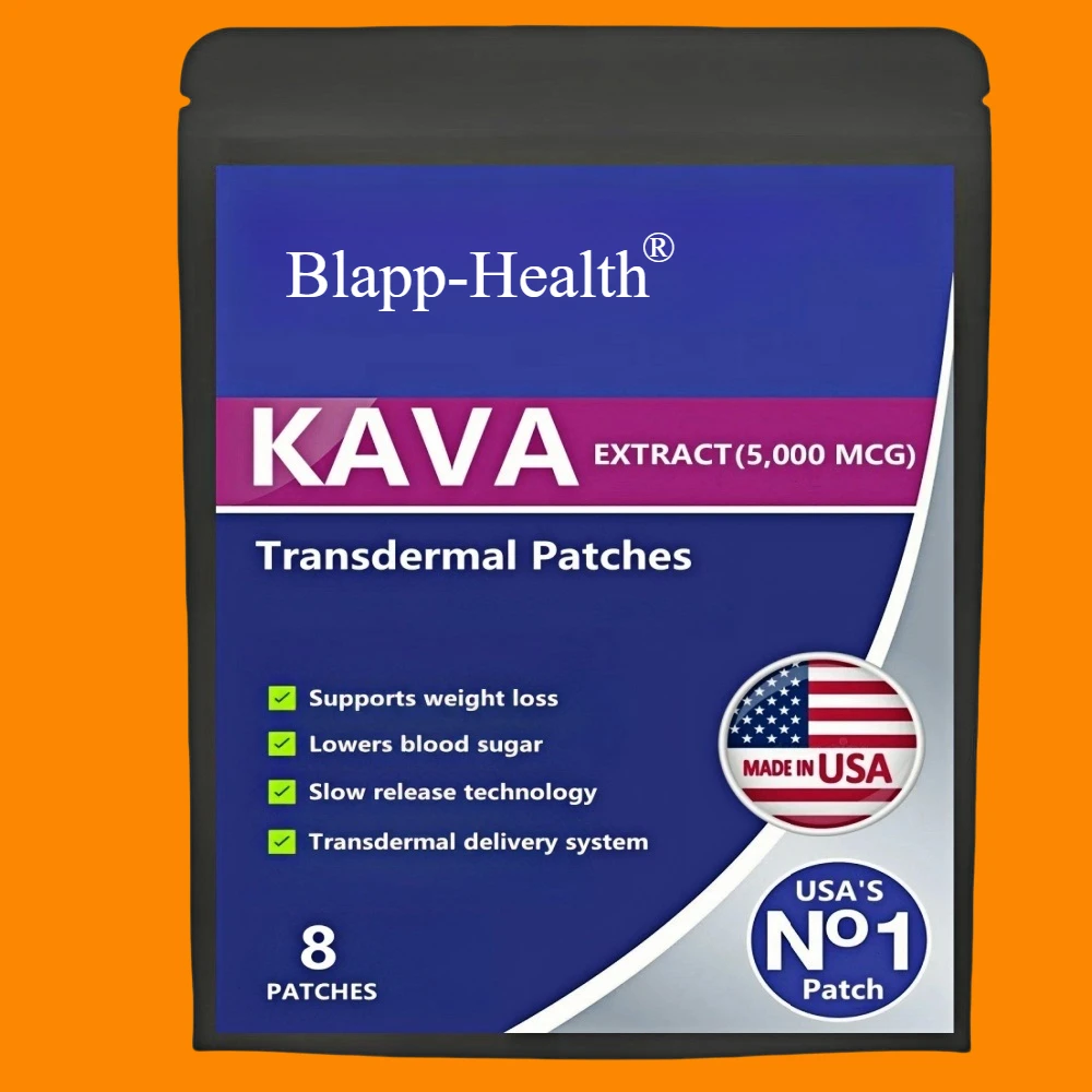 Pure Kava Extract - 5,000 Mcg ( Strength) Healthy Aging Formula - Transdermal Patches. Patches Made In Usa. 8 Weeks Supply