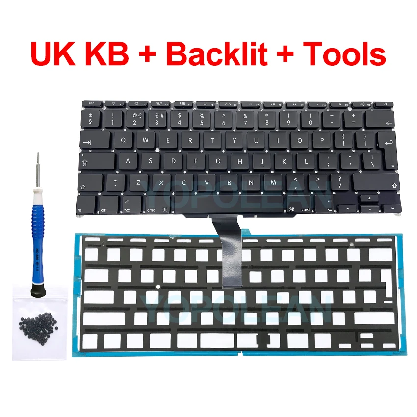 New Keyboards with Backlight For Macbook Air 11