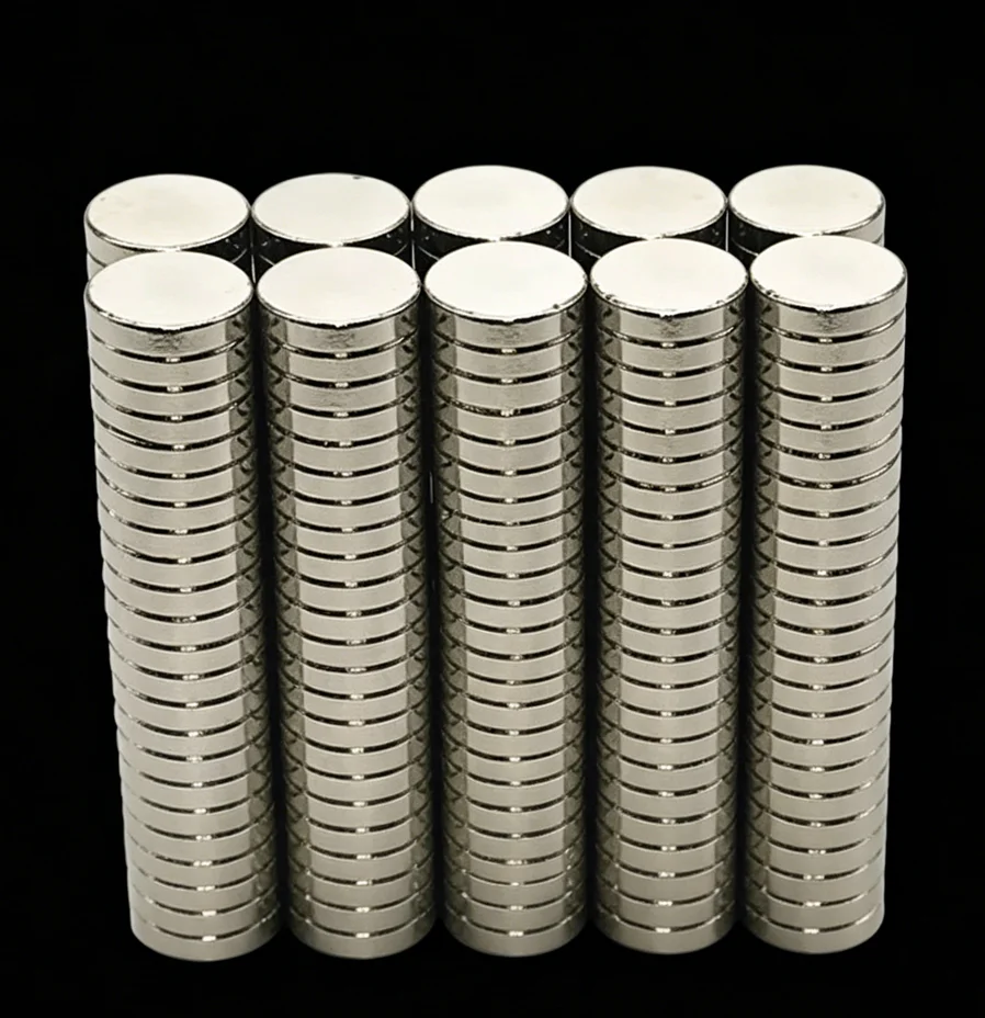 Powerful Neodymium Magnet N35 NdFeB Round Super Strong Fridge Magnets Permanent DIY 8x1.5mm 10x2mm 20-100pcs Set