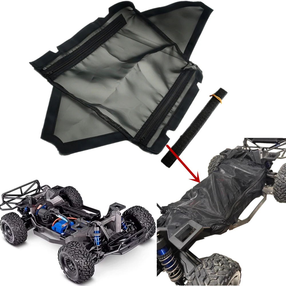 Dirt Guard Chassis Cover Dustproof Resist Rock Leaves Mud Snow for Traxxas 1/8 Maxx Slash