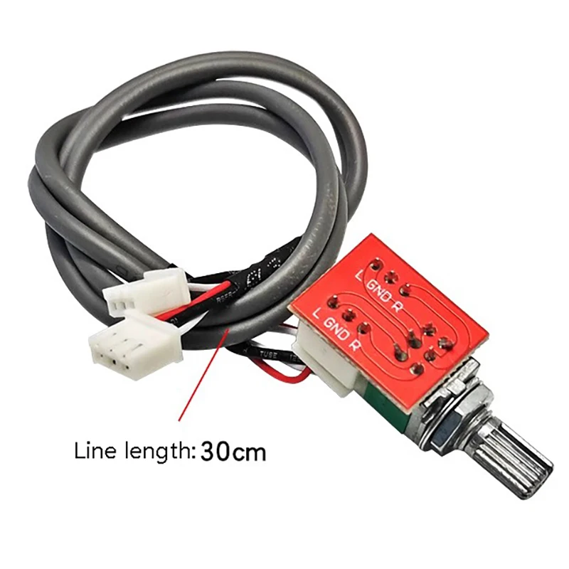 Potenziometro del volume Scheda adattatore duplex 50K con filo schermato da 300 mm Accessori per moduli scheda amplificatore di potenza audio fai-da-te