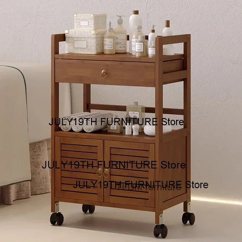 Spa Auxiliary Cart Hairdressing Furniture for Beauty Salon Rolling Aesthetic Reception Dressing Tray Cleaning Professional Hotel