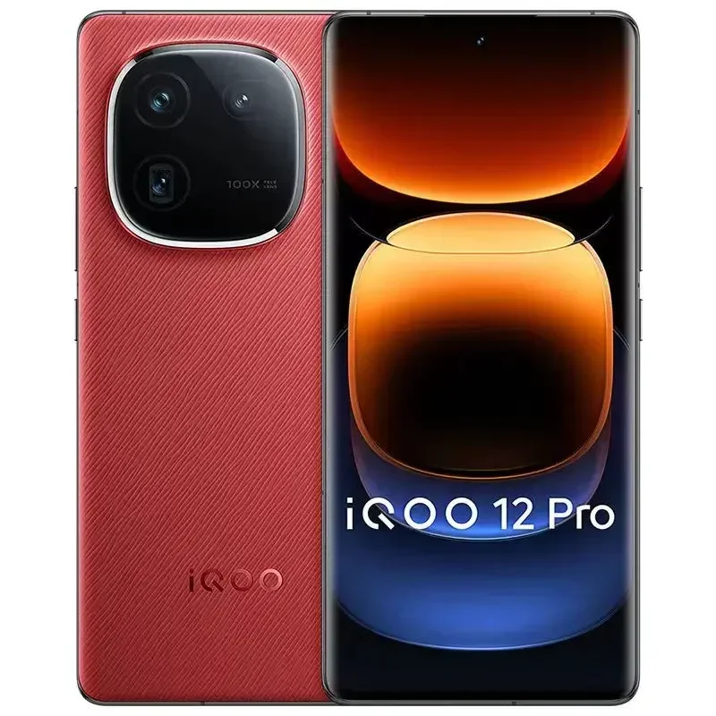 iQOO 12 Pro 5g RAM 16GB ROM 256GB 6.78 بوصة أندرويد 16PM 64PM شاشة كاملة التعرف على بصمات الأصابع هاتف مستعمل