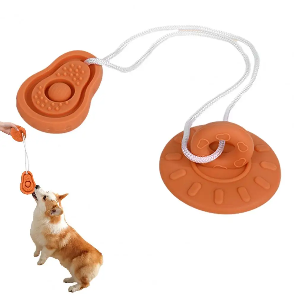 

Interactive Dog Toy with Suction Cup,Heavy-duty Tug-of-War Teeth Cleaning Toy for Puppy Teething Dogs Boredom Relief