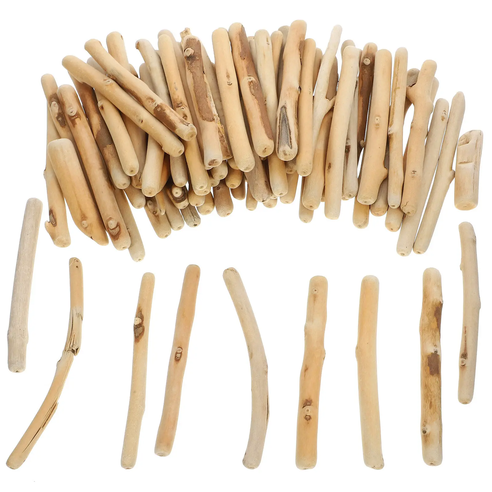 1Set Natural Driftwood Decoration Short Wood Aquarium Ornament for Fish Tank Water Lower PH Buffer Moss Anchor