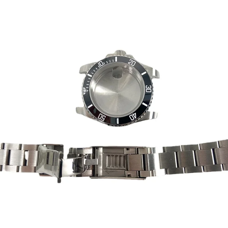 Boîtier de montre en acier inoxydable, verre saphir, sous-marin à anneau en céramique SUB, accessoire de montre, mouvement NH35, 2813, 8215, 40mm, ensemble de 2836