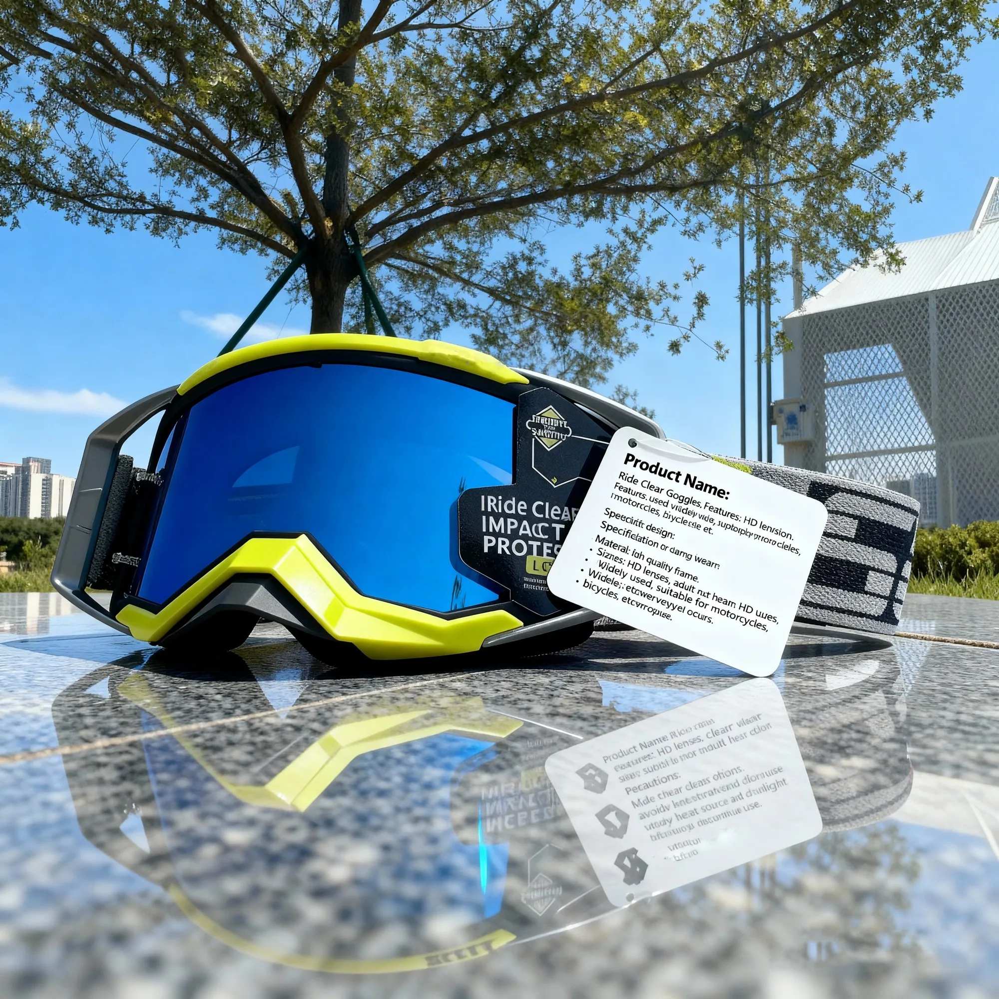 

Motorcycle Motocross Goggles HD Lens ATV Ski Off-Road Outdoor Sports Protective Glasses