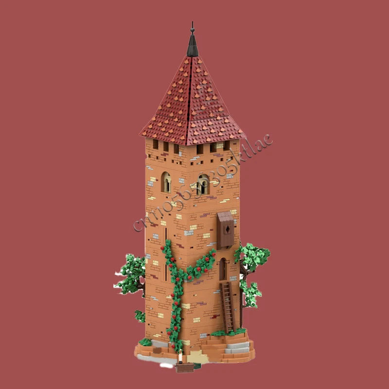 3658 PCS Haus Straße Retro Burg Turm MOC Anpassen Modulare Baustein Beliebte Ziegel Einfache Modell DIY Urlaub Spielzeug Geschenke