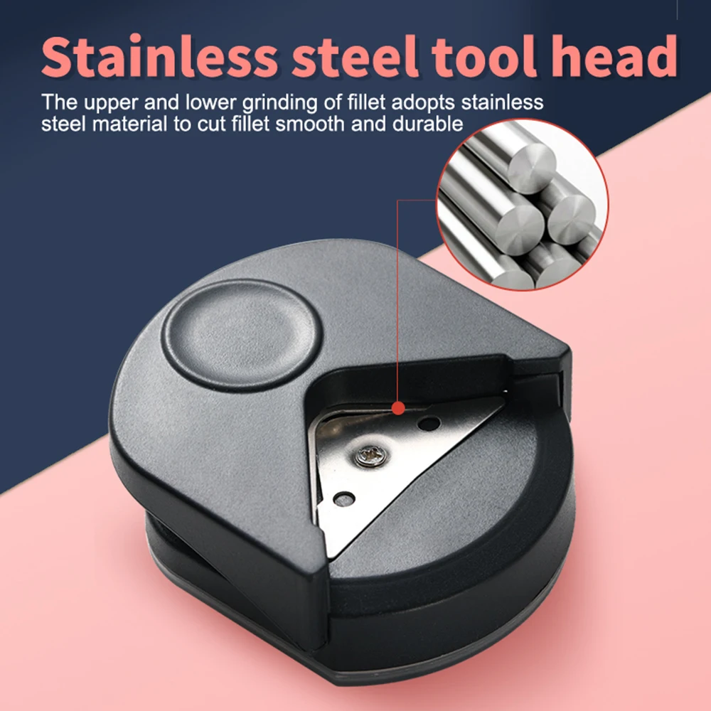 Mini rounder Paper Puncher Scrapbooking R4 Sharp Corner Trimming Card Photo Cutter forniture Cortador De Papel Corner Trimmer