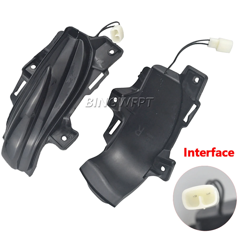 2pcs Dynamic Turn Signal LED Light Side Mirror Indicator For Lexus ES240 IS250 250C 2010-2012 LS460 LS460L 2006-2008