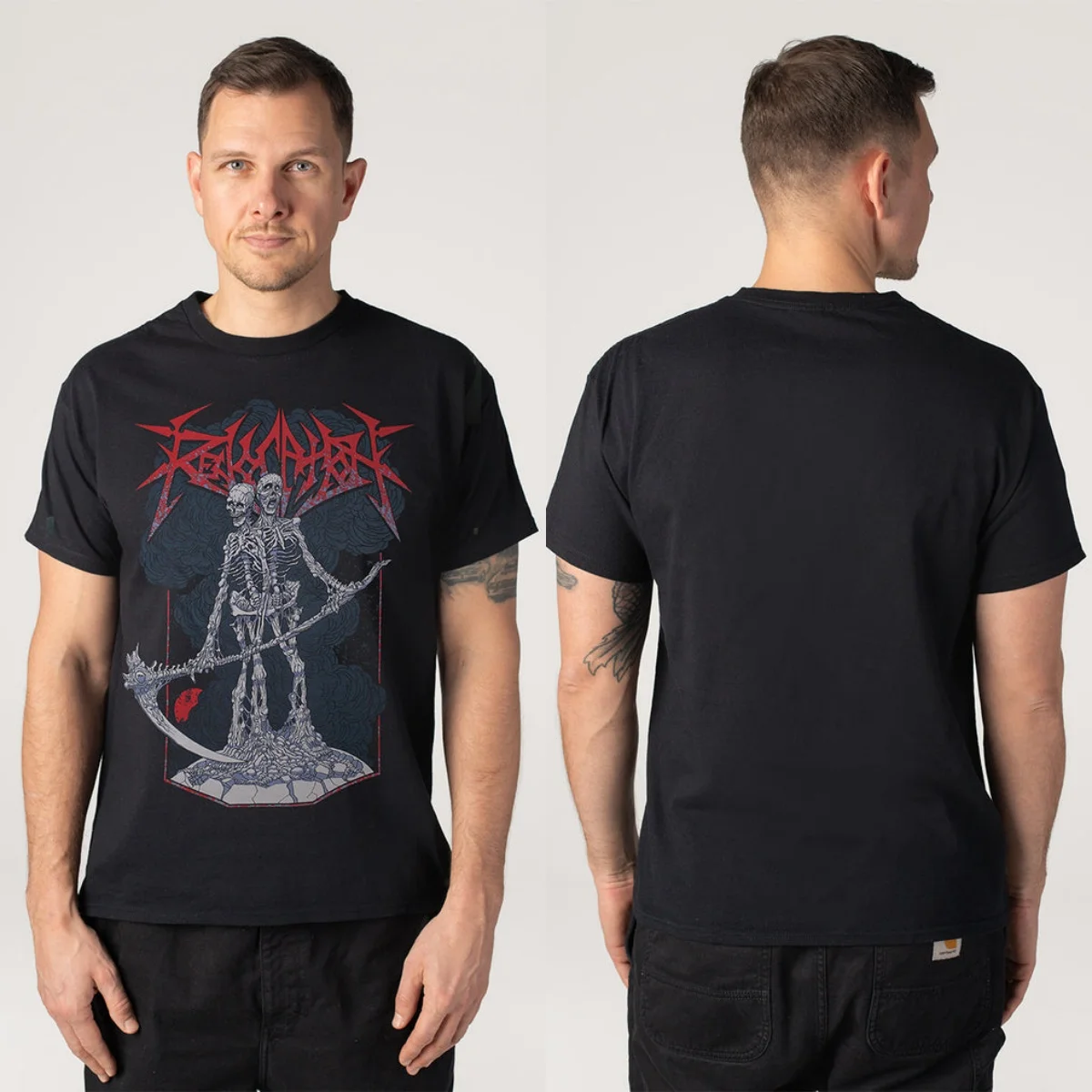 Fit Revocation Grafik-Baumwoll-T-Shirt Unisex Sommer Kurzarm Mode Marken-T-Shirt Luxus Casual Vintage Tees – Detail 5