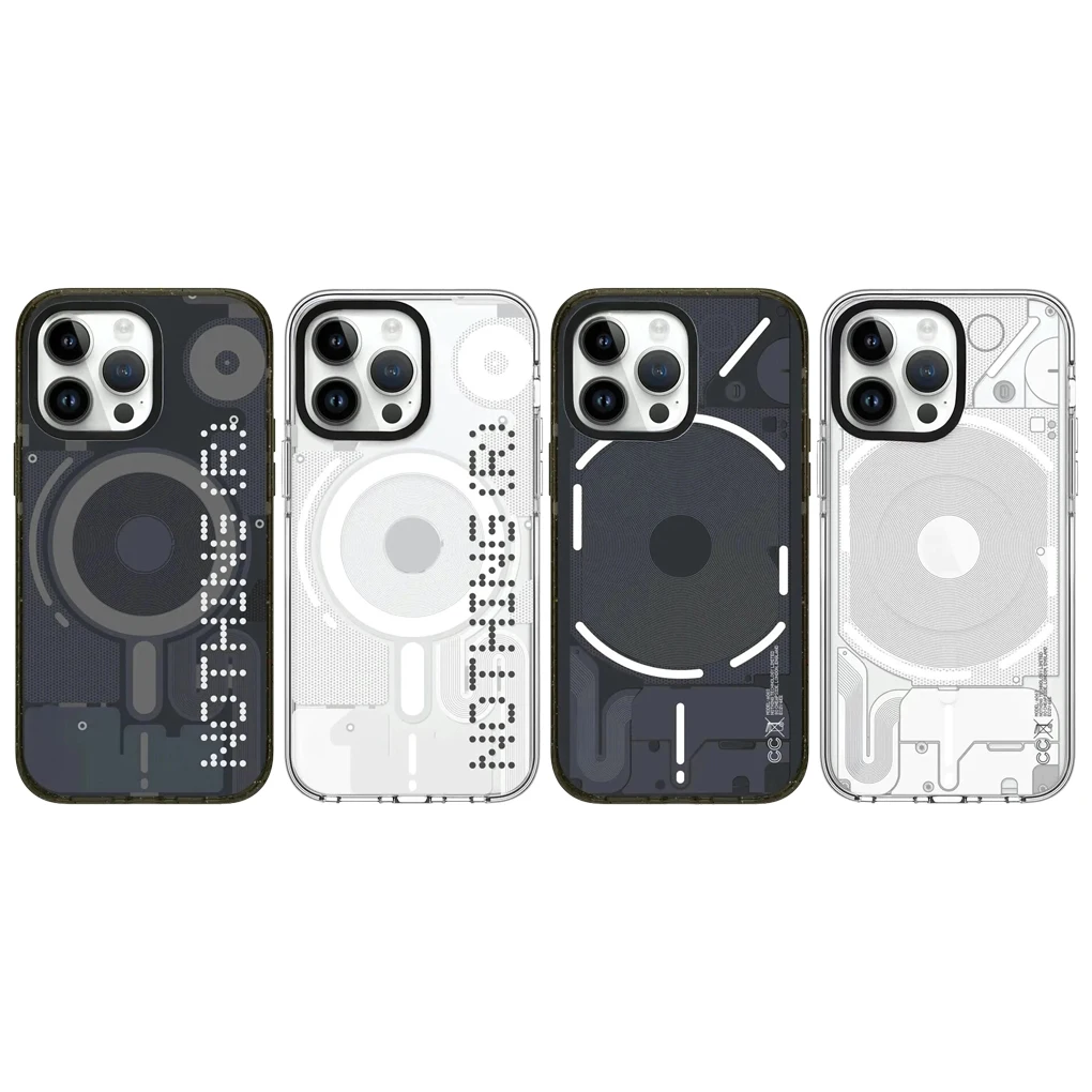 Capa magnética minimalista para gravador de fita: compatível com iPhone 12 13 14 15 16 17 Pro Max