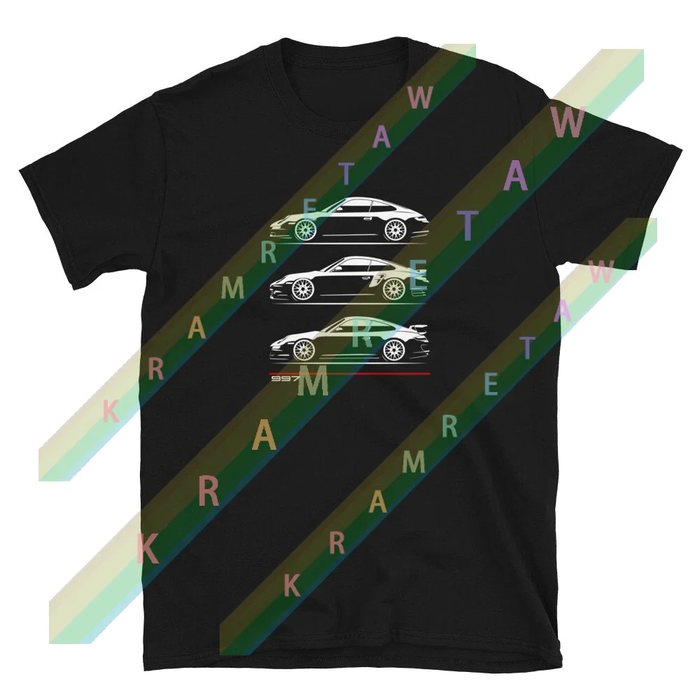 

New summer Men T Shirt Casual 997 911 964 996 993 991 930 Carrera T-shirt Graphic Short Sleeves 100% Cotton Cool Tee
