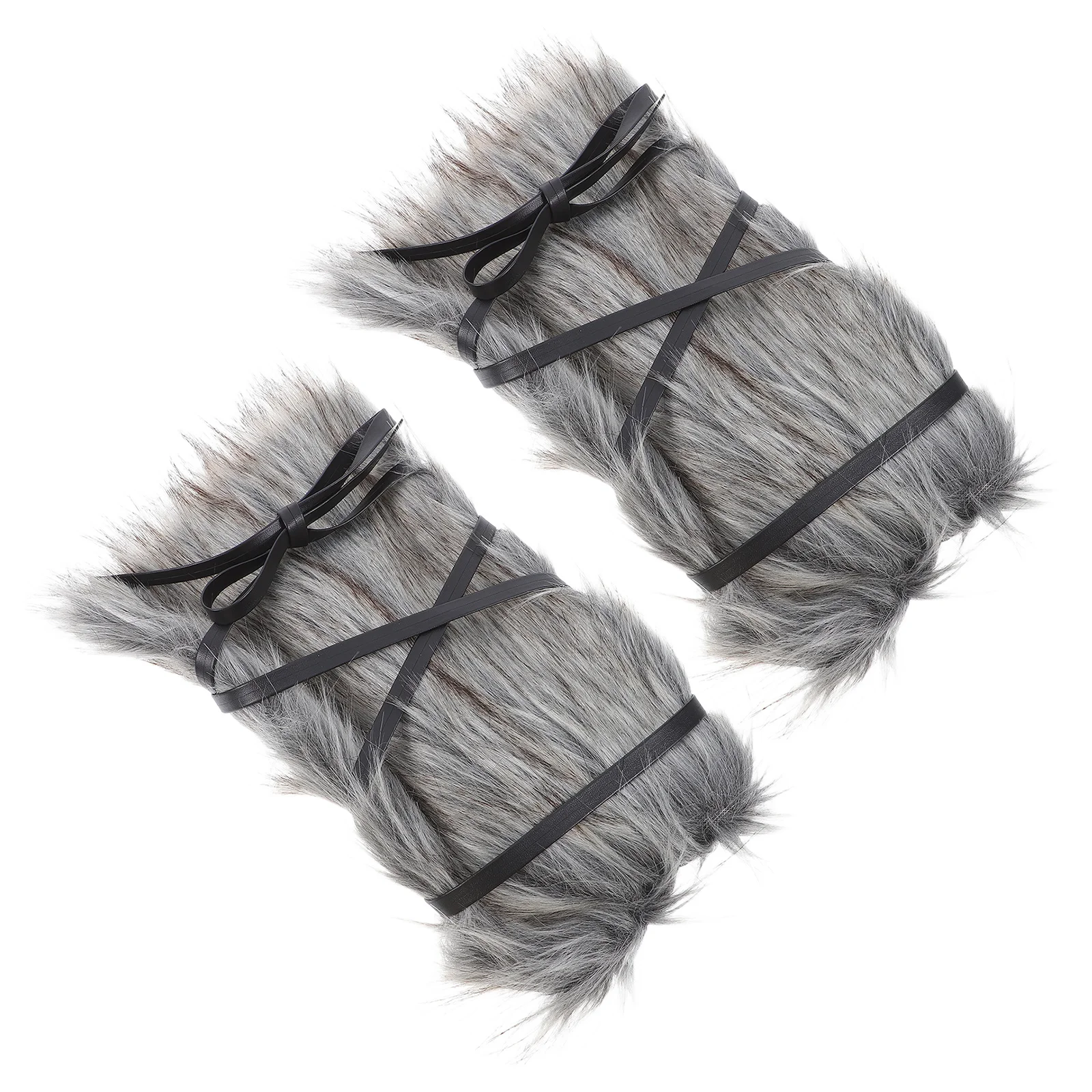 

2Pcs Viking Leg Warmers Faux Soft Leg Wraps for Men Women Medieval Costume Accessories Warm Boot Covers 30cm Viking Cosplay