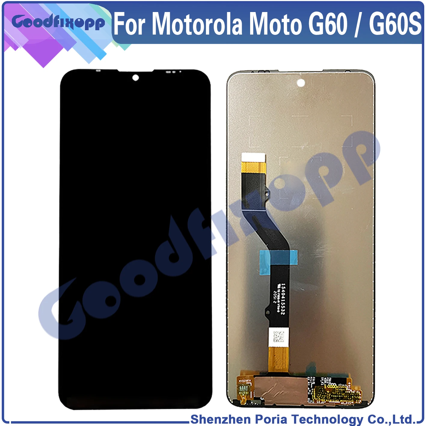 

ЖК-дисплей 6,8 дюйма для Motorola G60 G60S, сенсорный экран с дигитайзером в сборе для Moto G60S, XT2133, XT2133-2, экран для замены