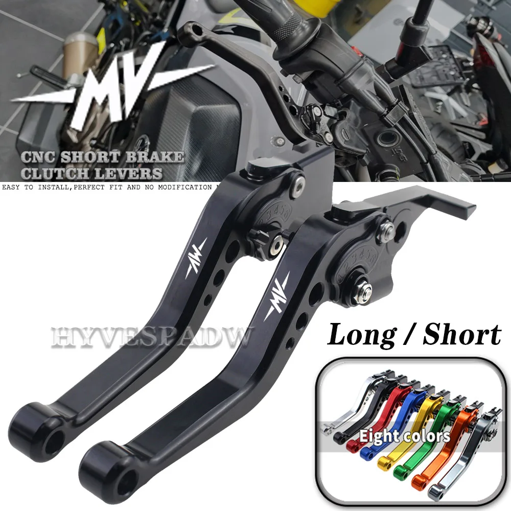 Leve della frizione del freno lungo/corto della leva delle maniglie regolabili CNC del motociclo per MV AGUSTA F4 750 1000 312 R 312RR 1078 F4R