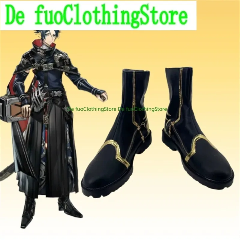 Defuozuo le zuole arknights cosplay sapatos botas jogo anime jogo rpg festa de halloween adereços sapatos botas