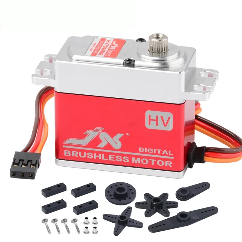 

JX Servo BLS-HV7032/7046MG Brushless Motor Large Torge Full Metal CNC HV Digital Servo For RC Car Helicopter Drone Airplane Part
