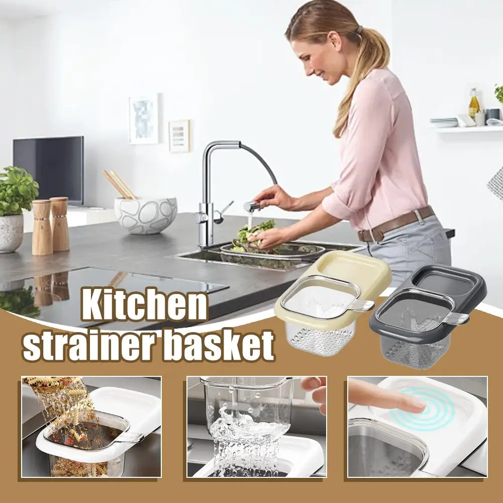 Sink Strainer Mesh Bag Hanging Strainer Basket Kitchen Sink Filter Rack Waste Garbage Net Shelf Garbage Bag Kitchen Gadge