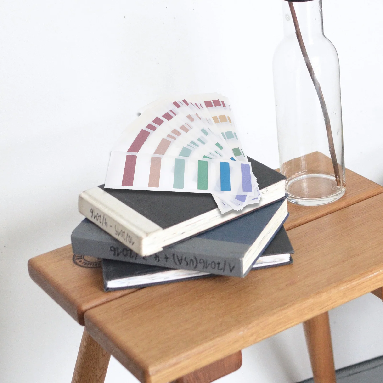 

3Packs Fluorescent Sticker Memo Pads Smooth Writing Paper Easy Carry for Students and Professionals Classification Stickers