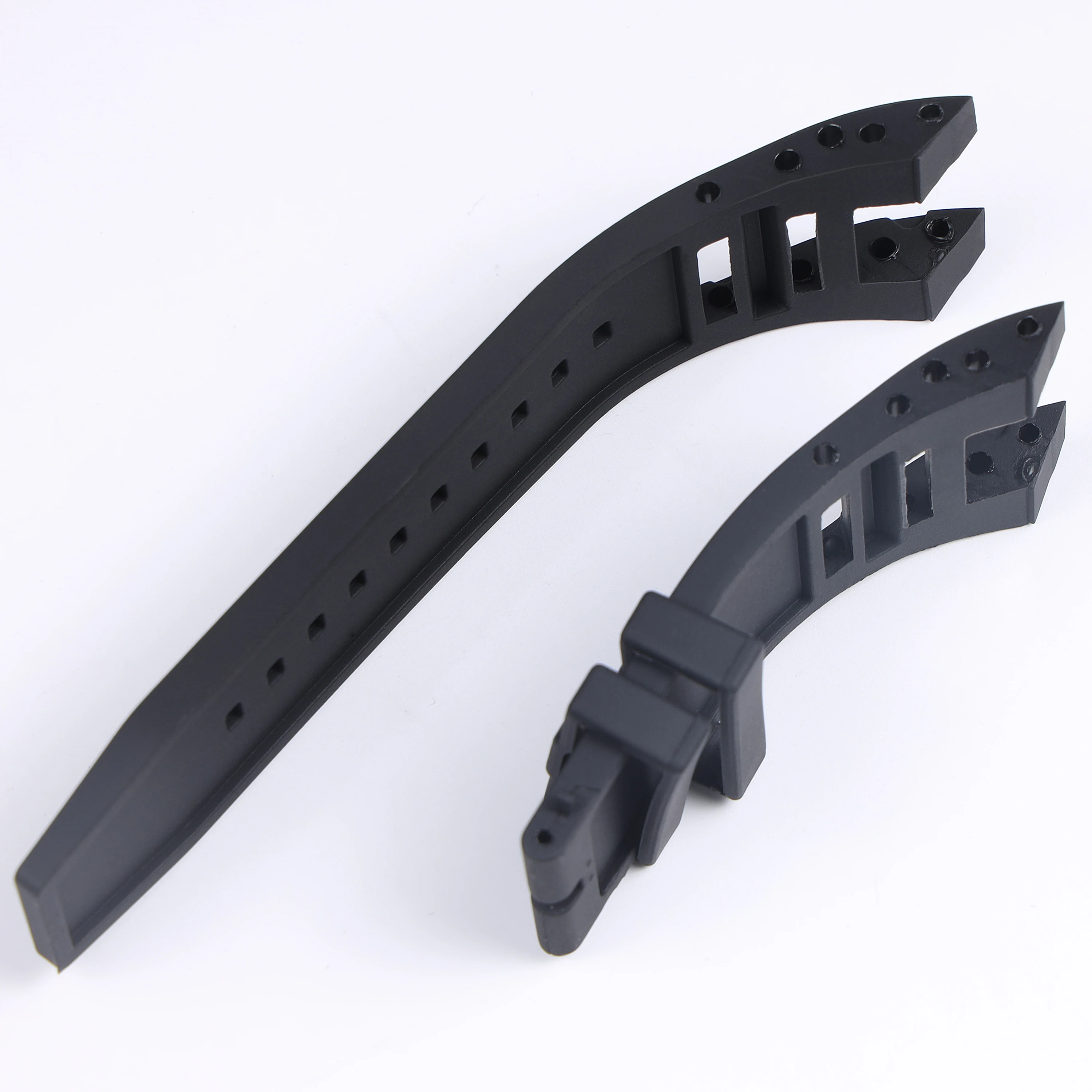 Rubber Black silicone watchband Band for Invicta strap Subaqua Noma IV Noma 4, 32mm lugs Smart Watch view 2