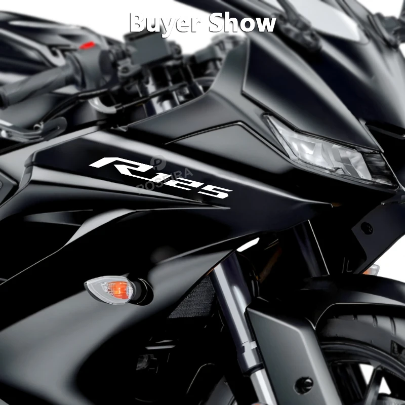 POSFIRA دراجة نارية ملصق شارات الفينيل لياماها YZF R125 2008-2025 2024 2023 2022 2021 2020 2019 2009 2012 2013 اكسسوارات