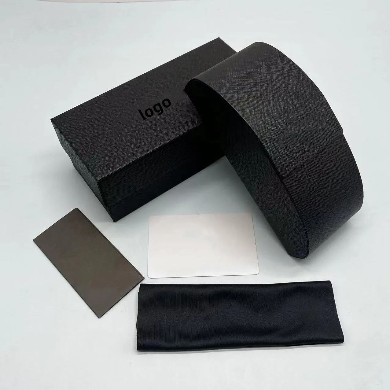 High-quality Black Sun Glasses Case Stress-resistant Hard Box For Optical Eyewear Can Print Logo Suitable For Home Use