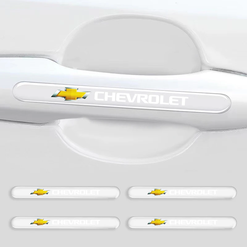 

4Pcs Car Door Handle Protector Sticker Auto Car Styling for Chevrolet Cruze Captiva Lacetti Aveo Malibu Trax Camaro Colorado