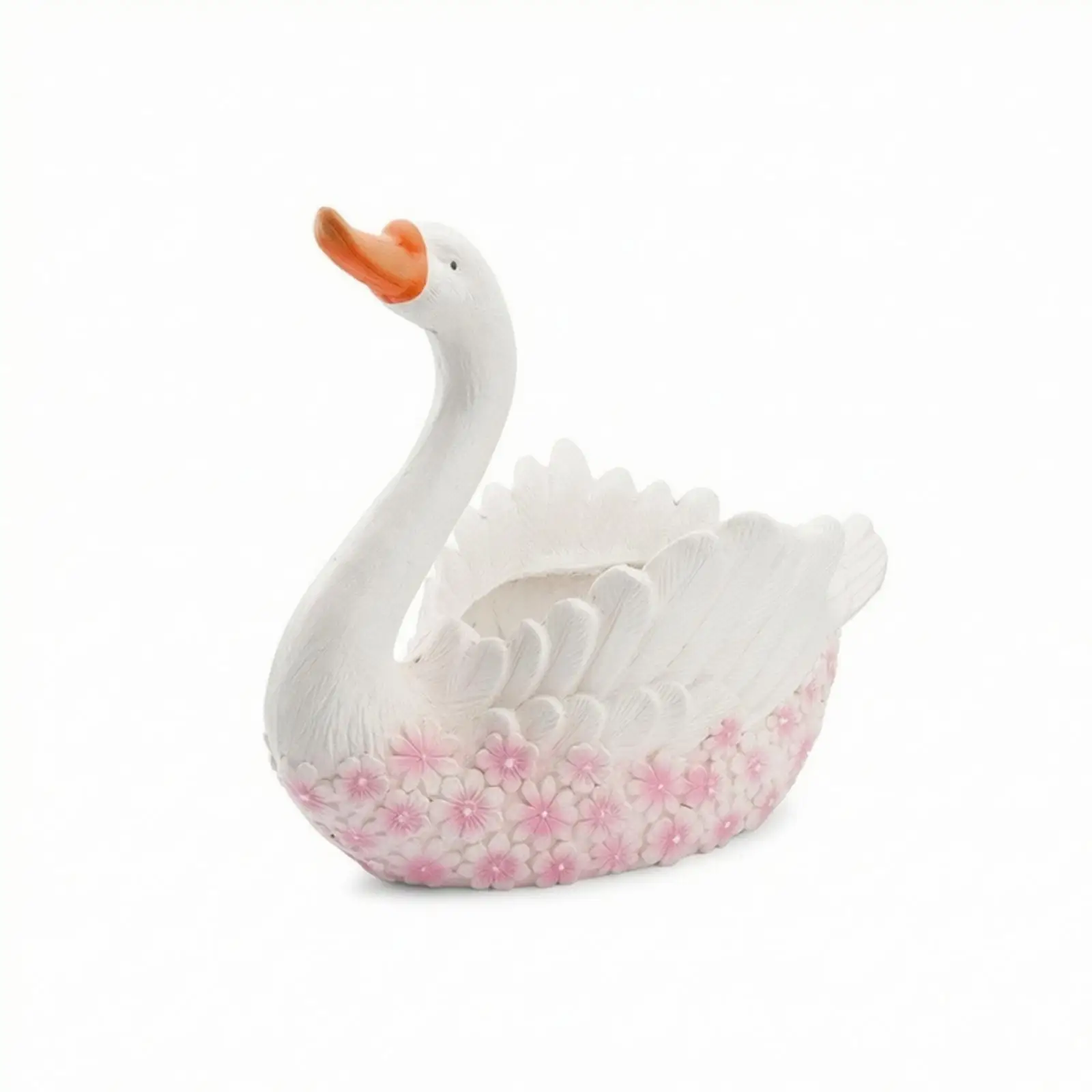 Swan Flower Pot Freestanding Plant Pot in Swan Shape Frost-Resistant
