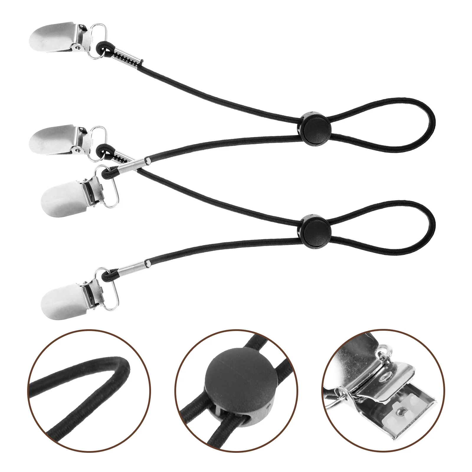 

2Pcs Adjustable Elastic Bed Sheet Clips Straps Mattress Holders Fasteners for Corners Non Slip Bed Sheet Corner Straps