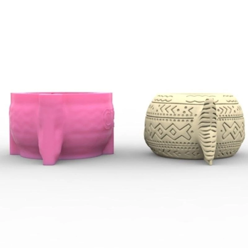 Unique Resin Molds Silicone Craft Mould Flexible Vase Moulds Fish Jewelry Jars Mould Perfect for Making Vase