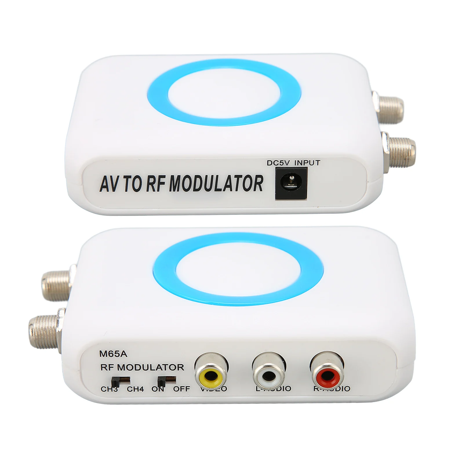 M65ANTSC RF Modulator Support AV Output Professional HD VHF Demodulator Converter for CATV System