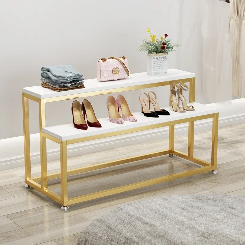 

Clothing store Nakajima display stand Shoe rack High and low stepped children's clothing store display stand Creative imitation