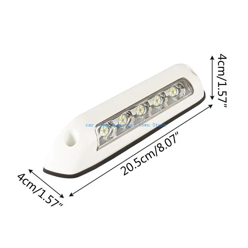RXJE مقاوم للماء RV LED المظلة الشرفة ضوء الشرفة الخارجي مصباح الشريط الداخلي العالمي لقوارب القوارب قافلة منخفضة الطاقة 12V/24V