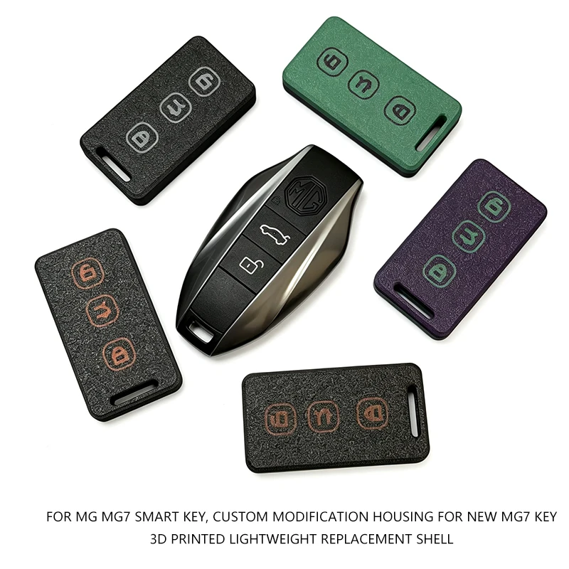 For MG MG7 Smart Key Custom Modification Housing for New MG7 Key 3D Printed Lightweight Replacement Shell Cover Fob Case
