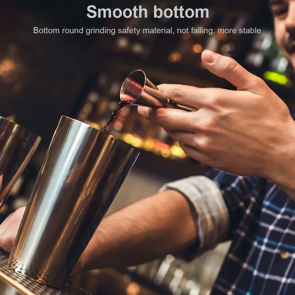 Cocktail Boston Shaker Set Stainless Steel Martini Drinks Shaker for  Bar Home Bartender, Mirror Light