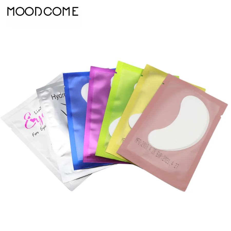 Eye Pads 50 Hydrogel Under Eye Pads For Eyelash Extensions Supplies Cotton Eyelash Gel Pads Eyelash Pads Eye Lash Extension Kit